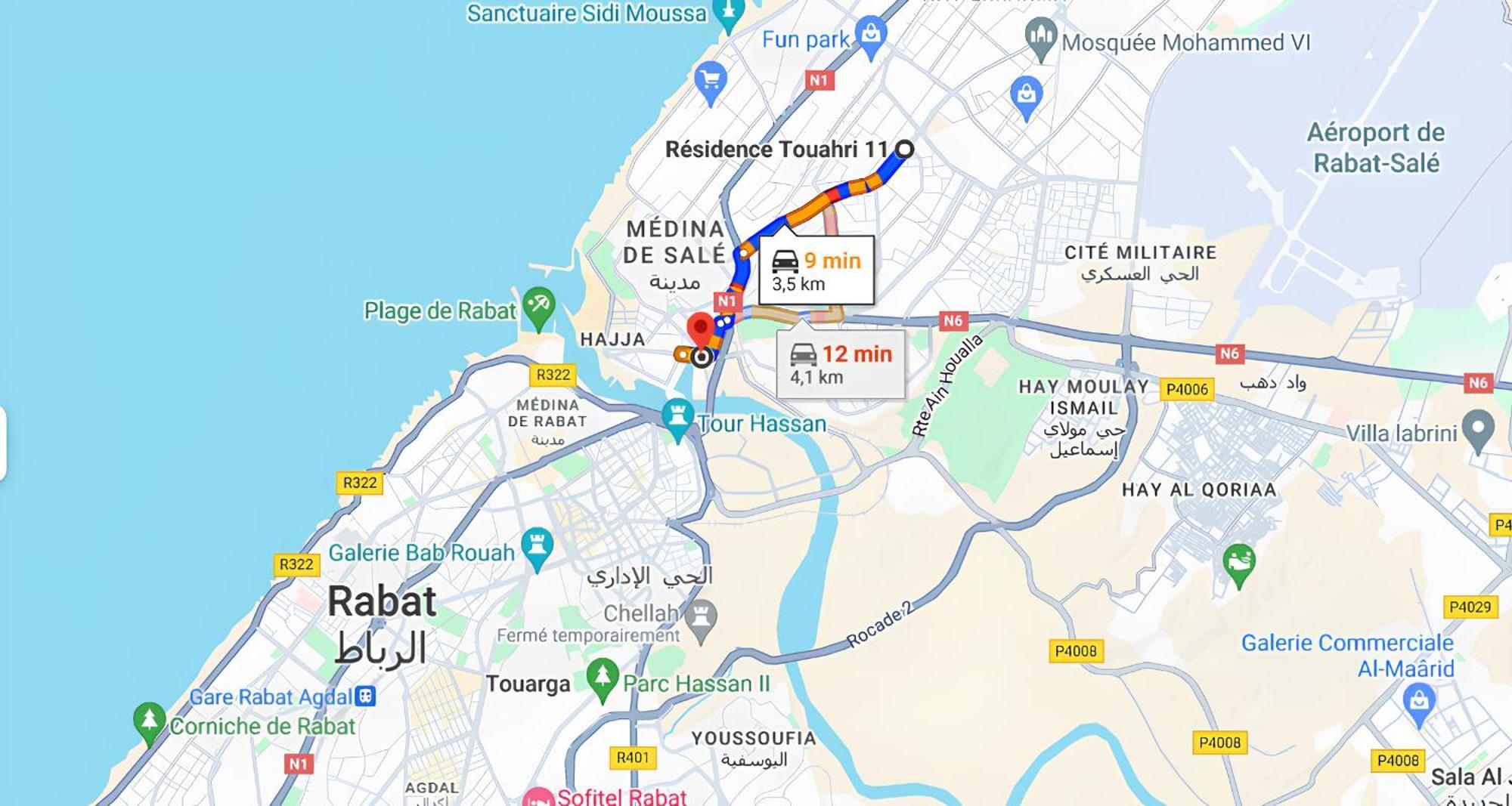 Confort Et Piscine, A 5 Min De Rabat Et Aeroport Salé エクステリア 写真